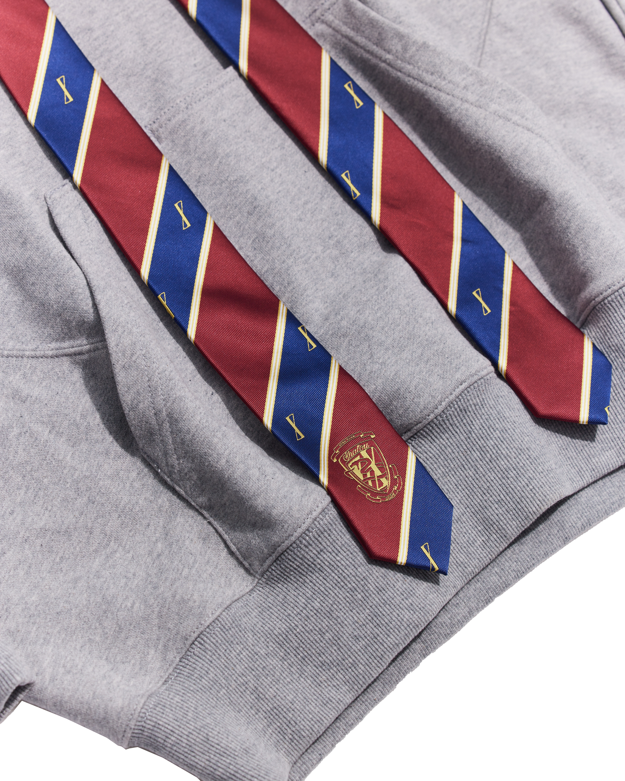 Black College tie hoodie (Comes with tie)