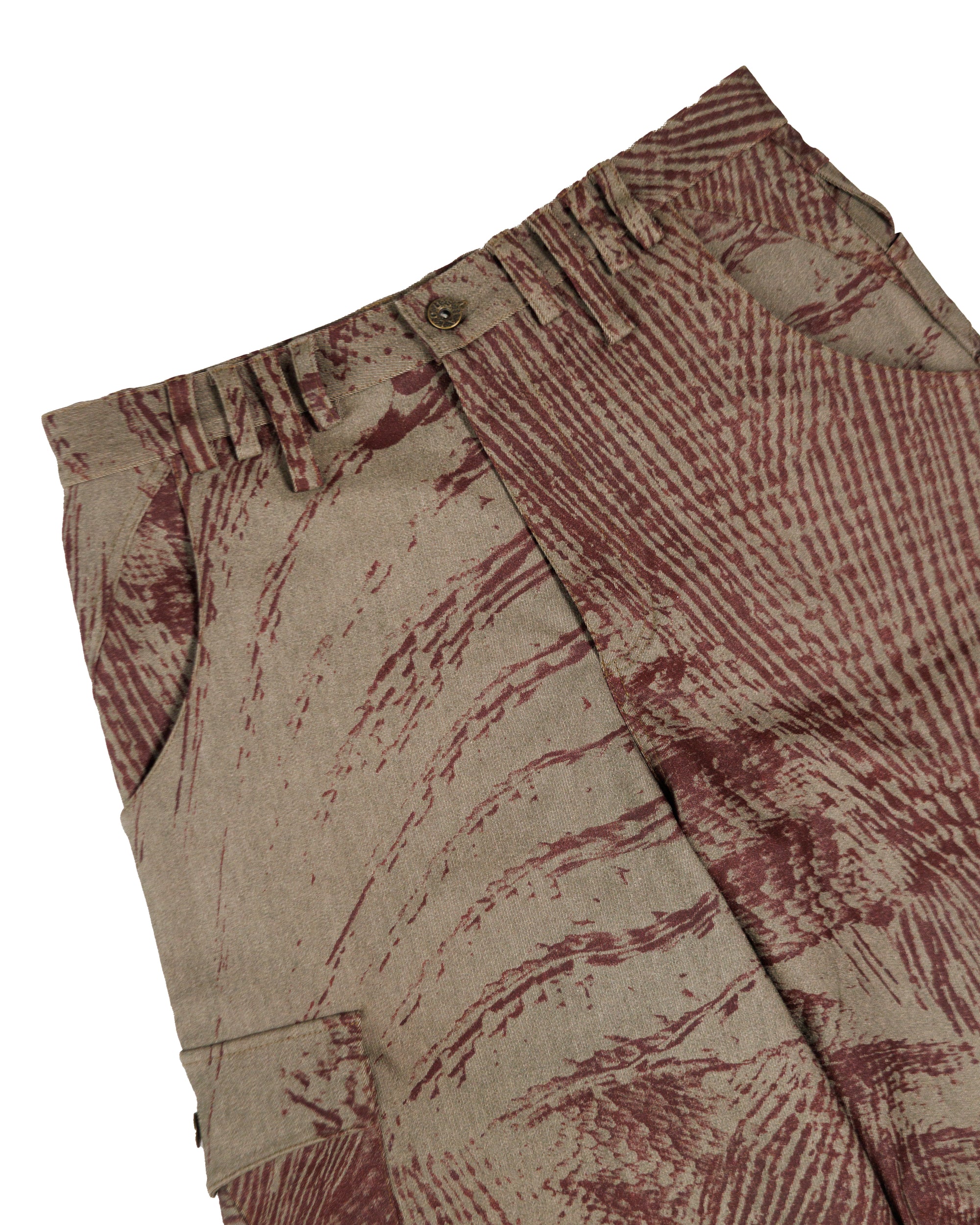 Bloodstain Curved Cargo Pants
