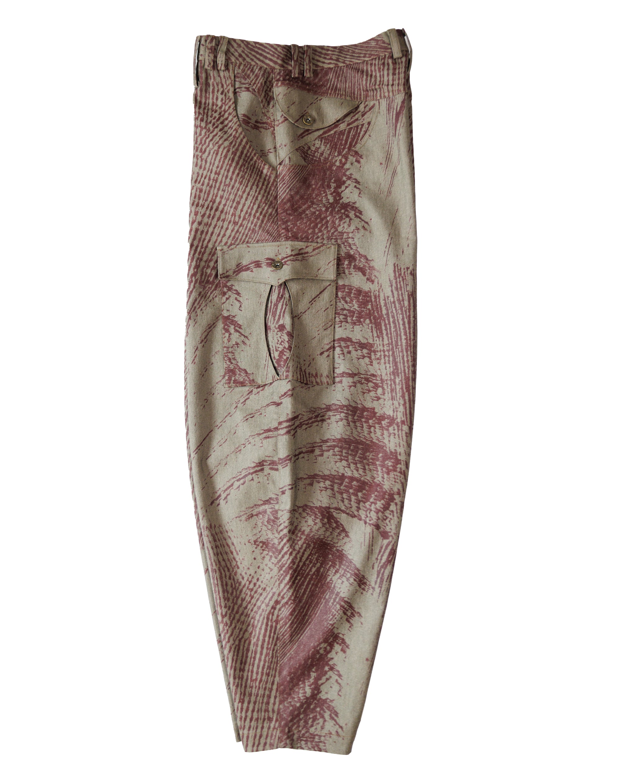 Bloodstain Curved Cargo Pants