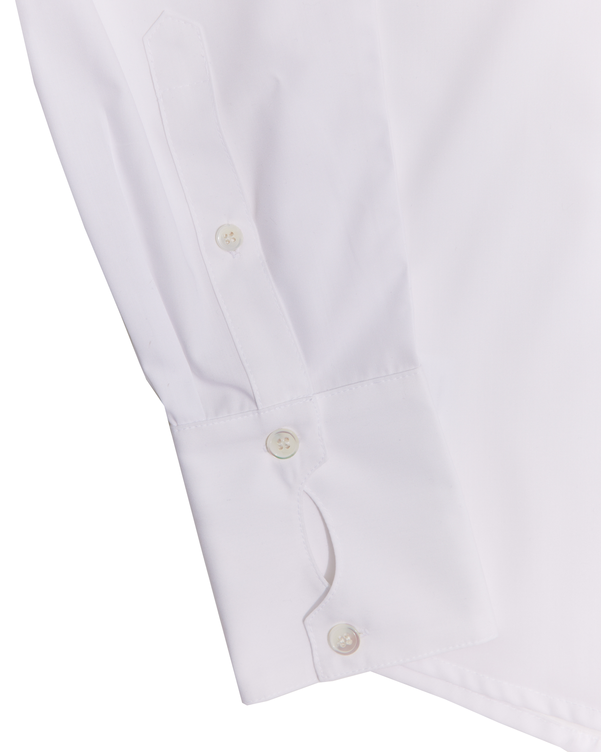 White long collar shalou shirt