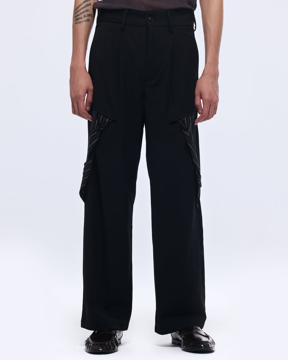 Black Arc Pocket Trousers