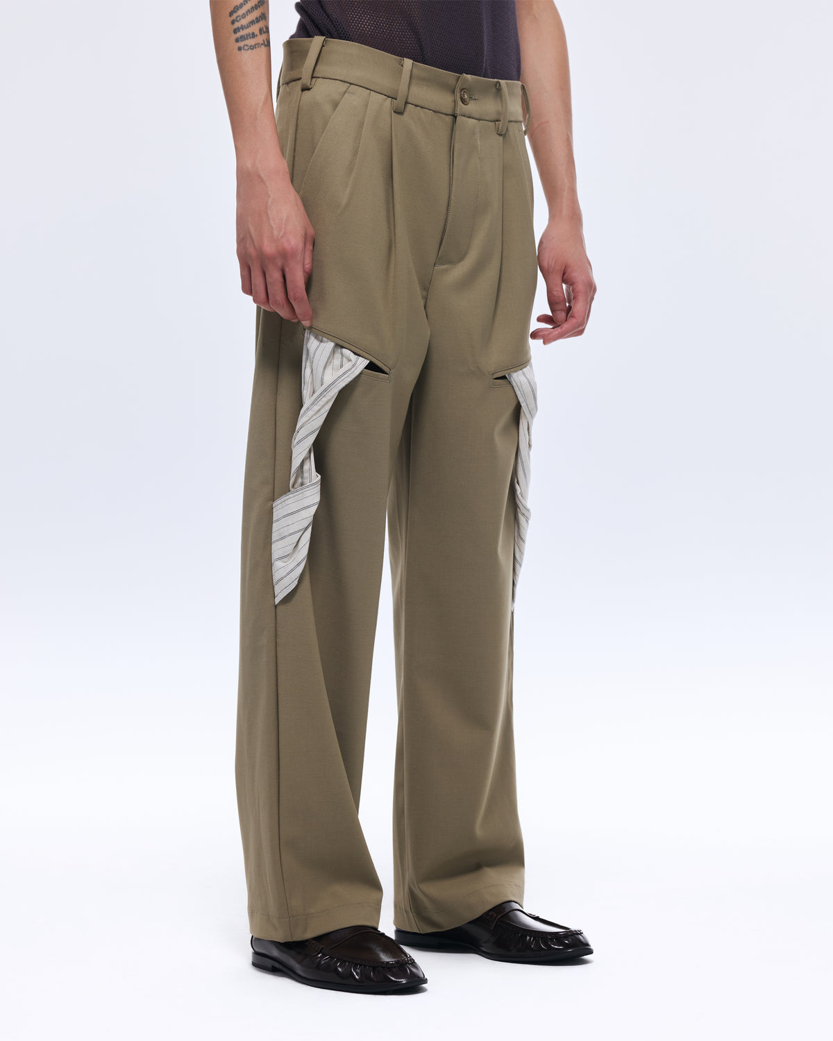 Green Arc Pocket Trousers