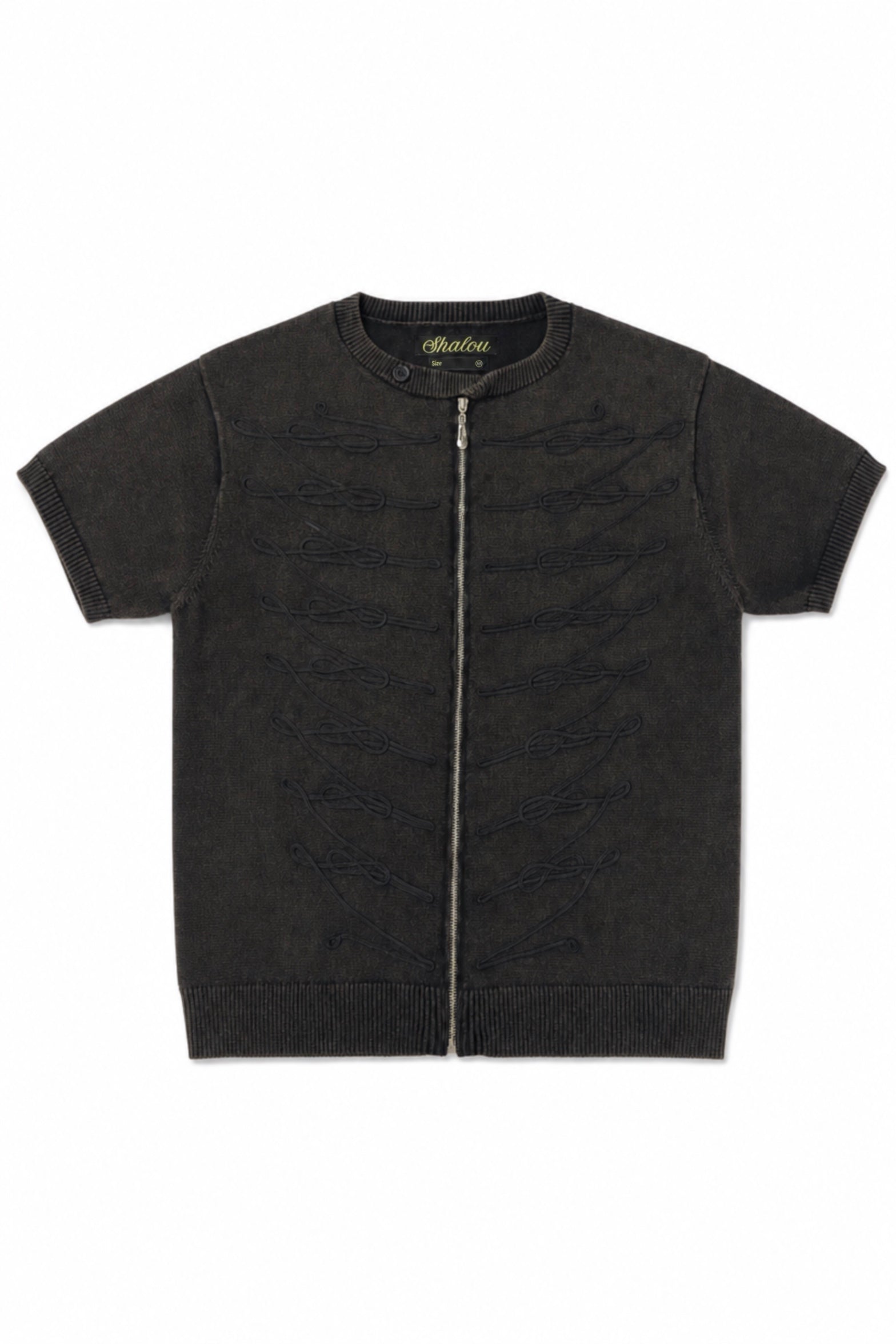 Black Napoleon Zip Knit（Pre order / 預購款）