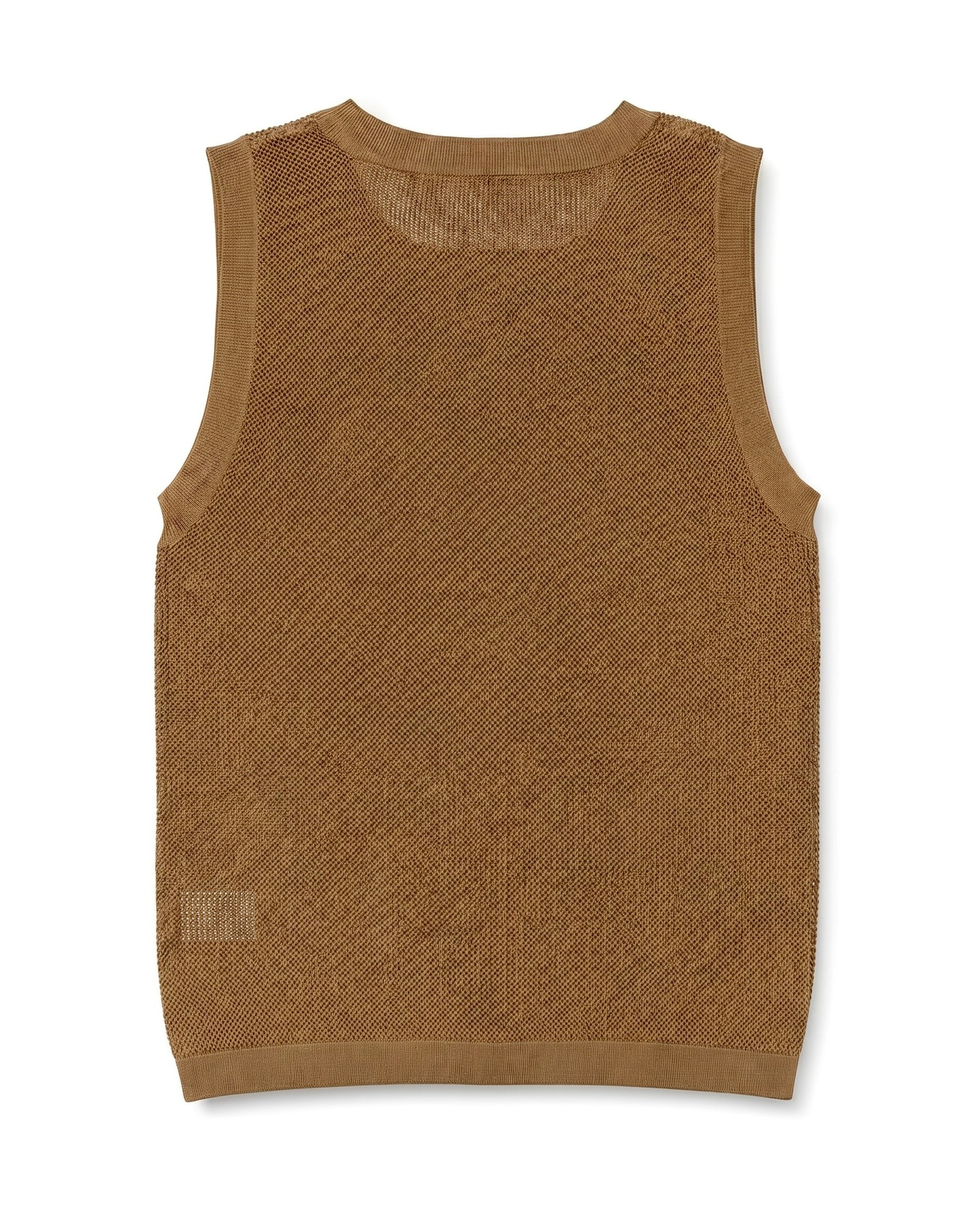 Khaki Jellyfish Knit Vest