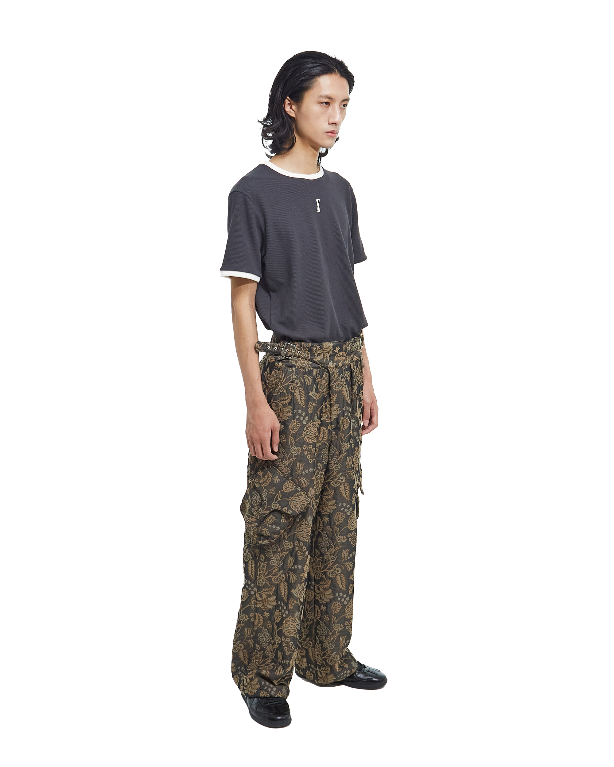 Flower Gurkha Pants