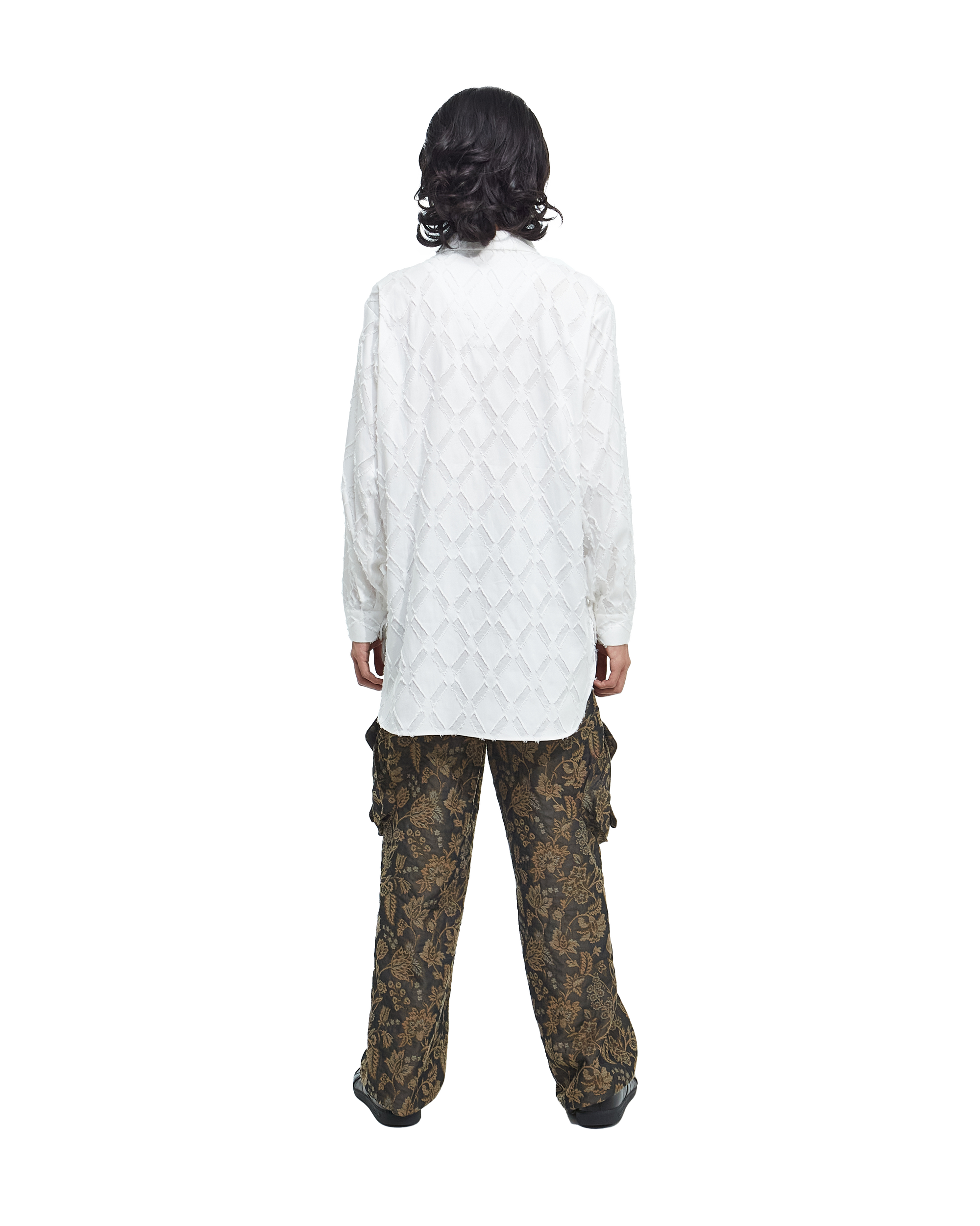 White Swedish military shirt